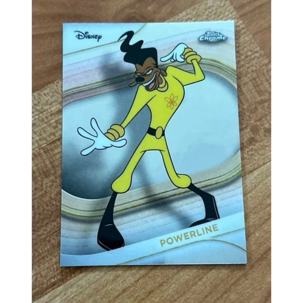 Powerline #35 base collectable card from the 2025 Topps Chrome Disney set